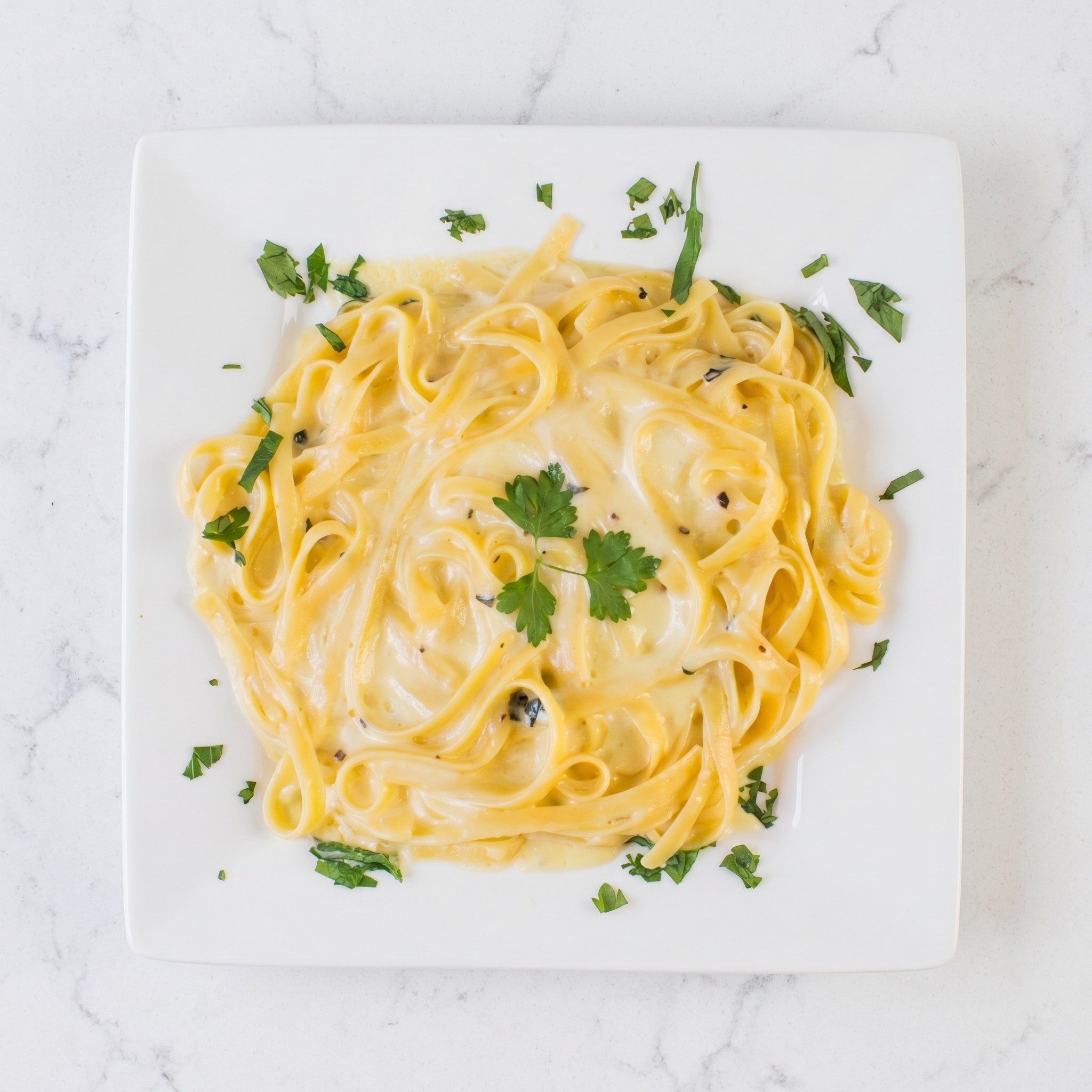 Fettuccine Alfredo.